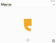 Tablet Screenshot of bhpress.com.br